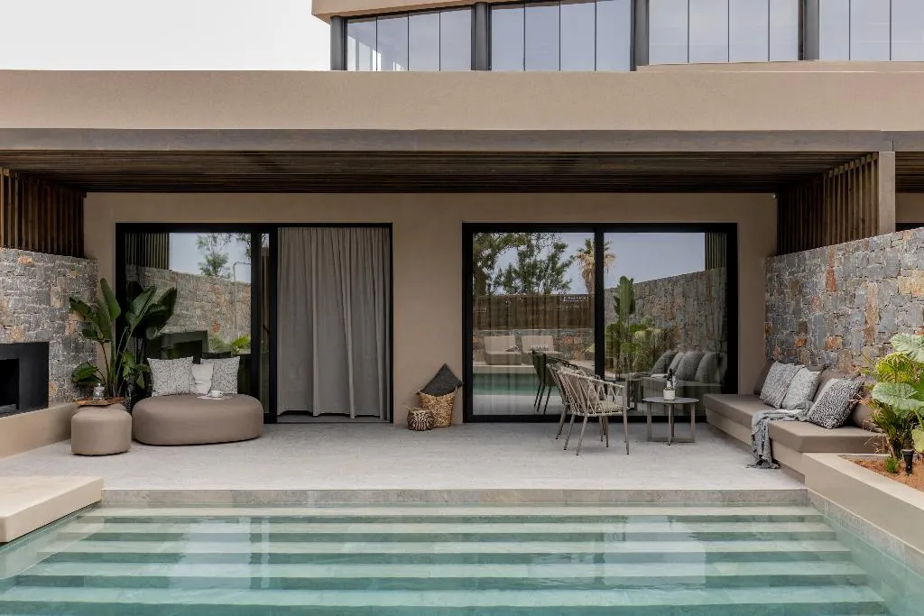 VILLA WITH PRIVATE POOL Room, Pnoe Breathing Life, Crete