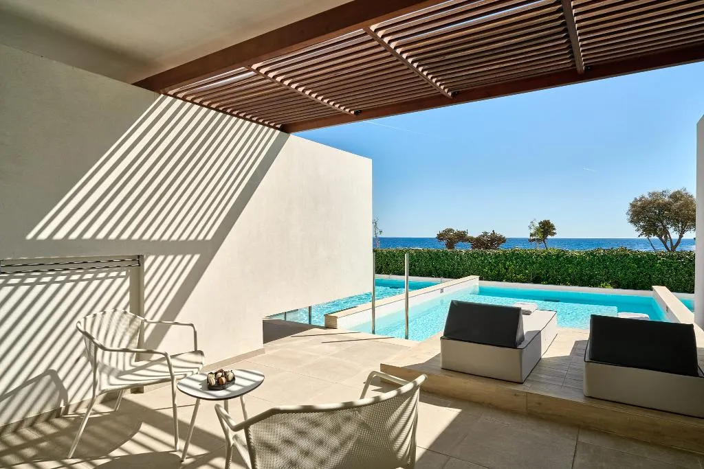 JUNIOR SUITE BEACH FRONT Room, Gennadi Grand Resort, Rhodes