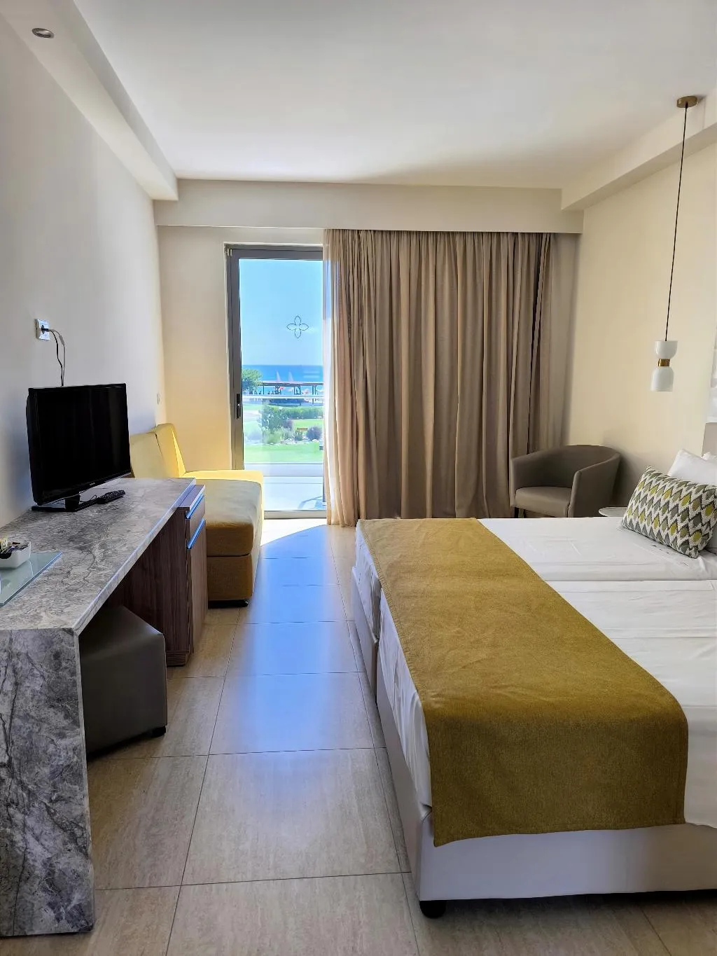 Double or Twin SEA VIEW Room, Asterias Beach Resort, Rhodes
