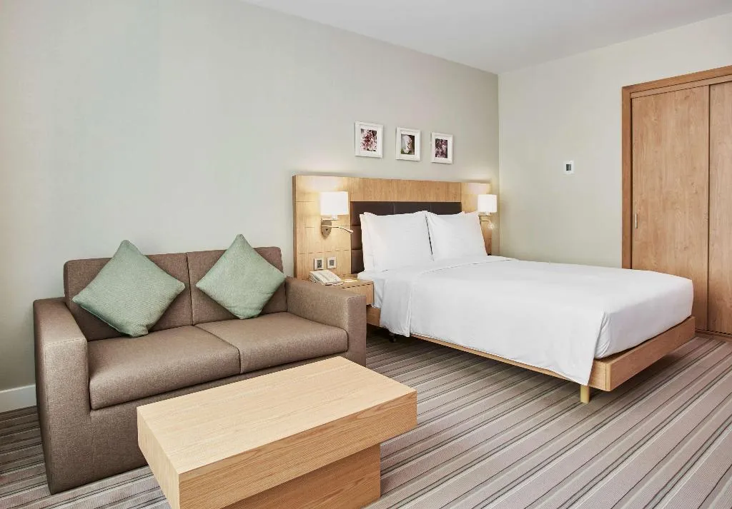 DOUBLE QUEEN SIZE BED Room, Hilton Garden Inn Hotel Mall Avenue, Dubai