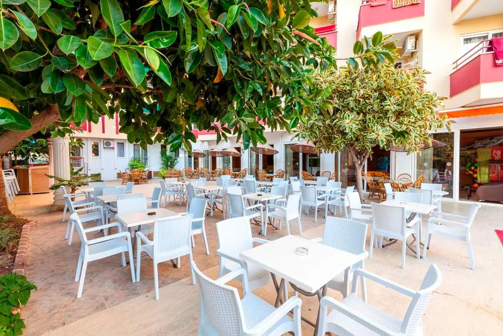 Terrace, Galaxy Beach Hotel, Antalya