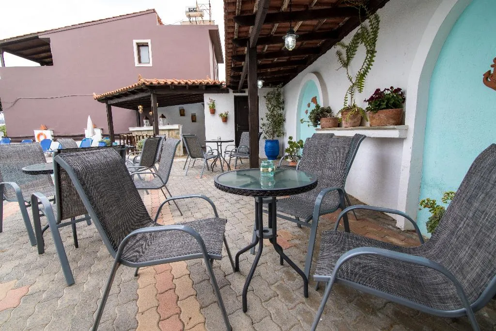 Terrace, Irilena Apartments Gournes by Checkin, Crete