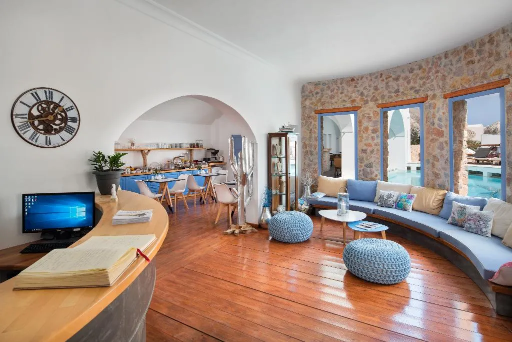 Lobby, Meltemi Suites, Santorini