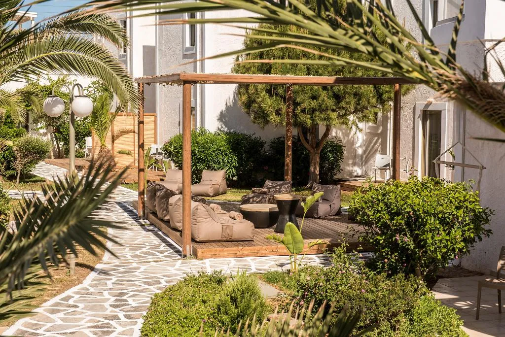 Terrace, Enorme Maya Beach Hotel-Adults Only, Crete