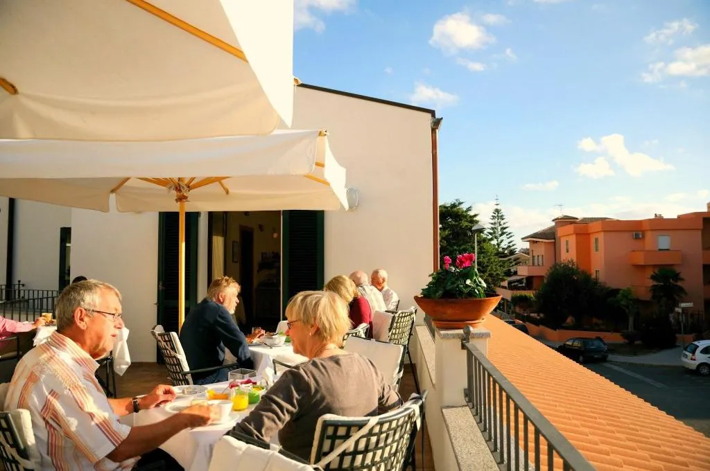 Terrace, Hotel Angedras, Alghero