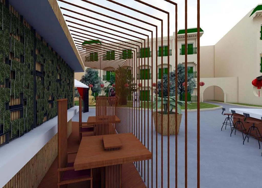 Terrace, Soviva resort, Tunisia