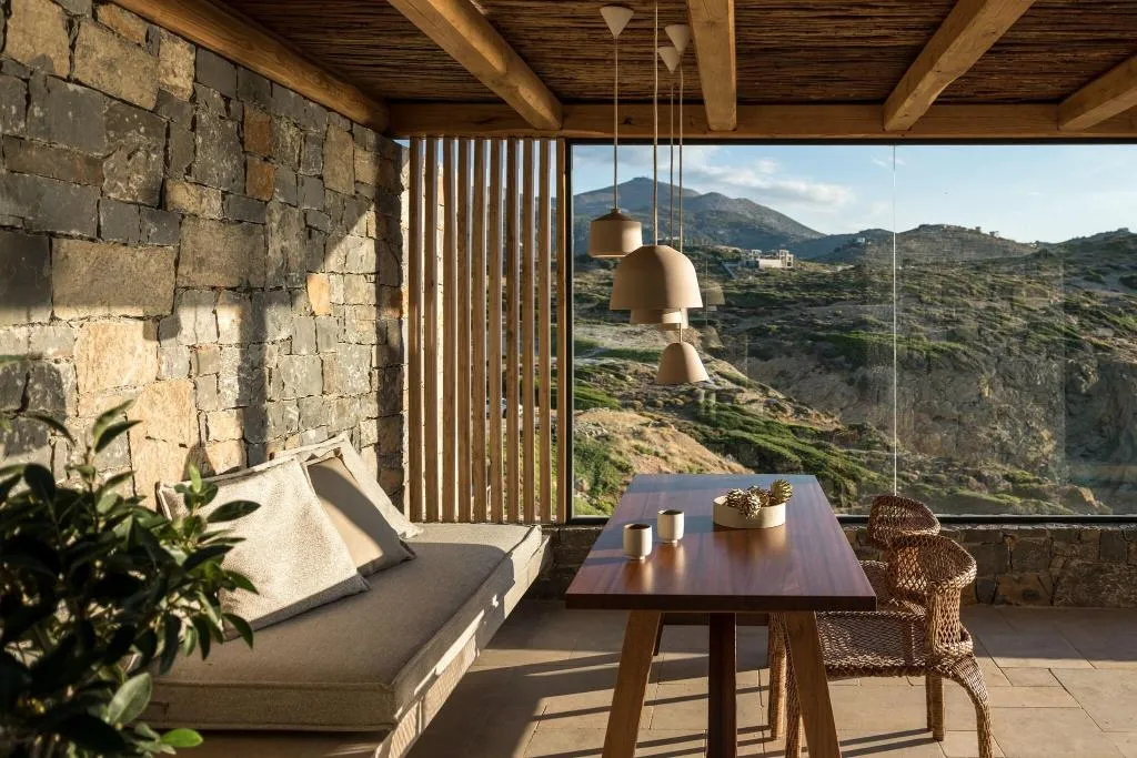 Terrace, Acro Wellness Suites - Adults Only, Crete