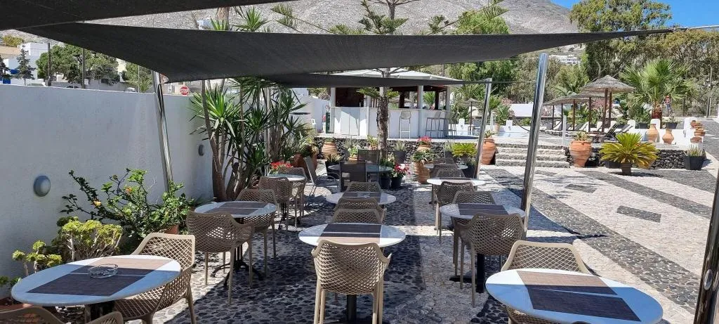 Restaurant, Horizon Resort, Santorini