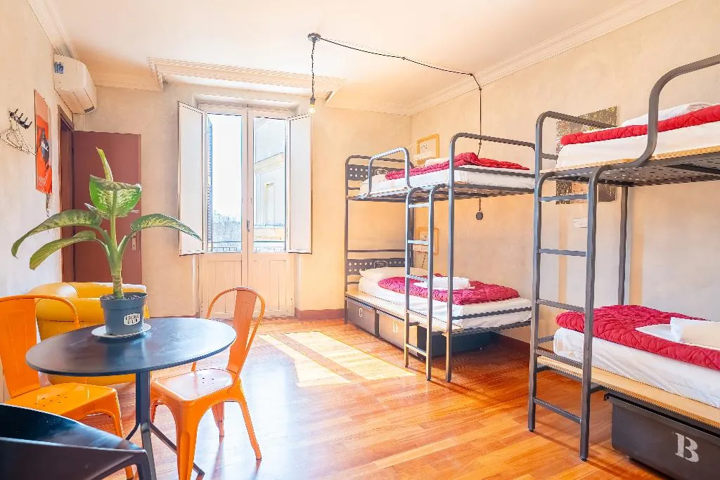 Bed in dormitory BUNK BED Room, Ostello Bello Roma Colosseo, Rome