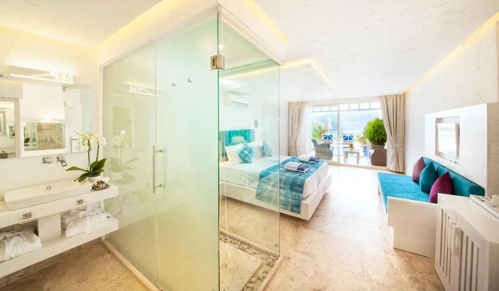 DOUBLE WITH PRIVATE POOL Room, Asfiya Sea View Hotel, Dalaman