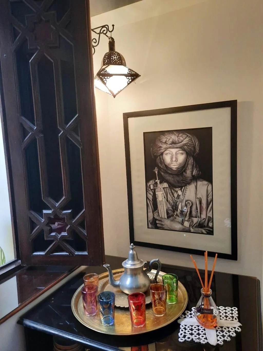 Lobby, Riad Aubrac, Marrakech