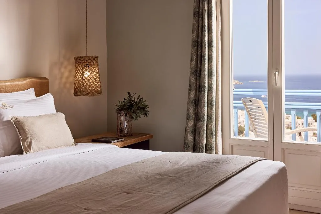 Double or Twin SIDE SEA VIEW Room, Vencia Boutique Hotel, Mykonos