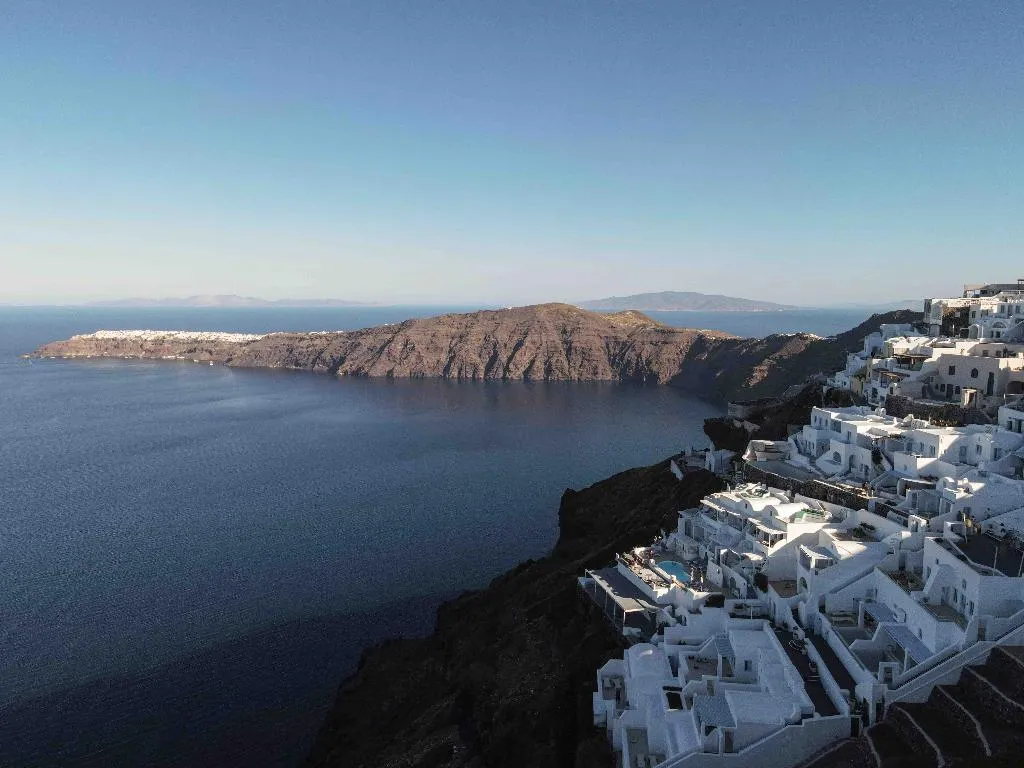 General view, La Roka Cliffside Memories, Santorini