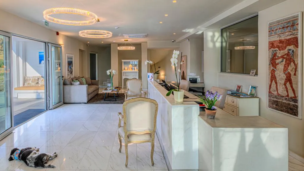 Lobby, Desiterra Resort, Santorini