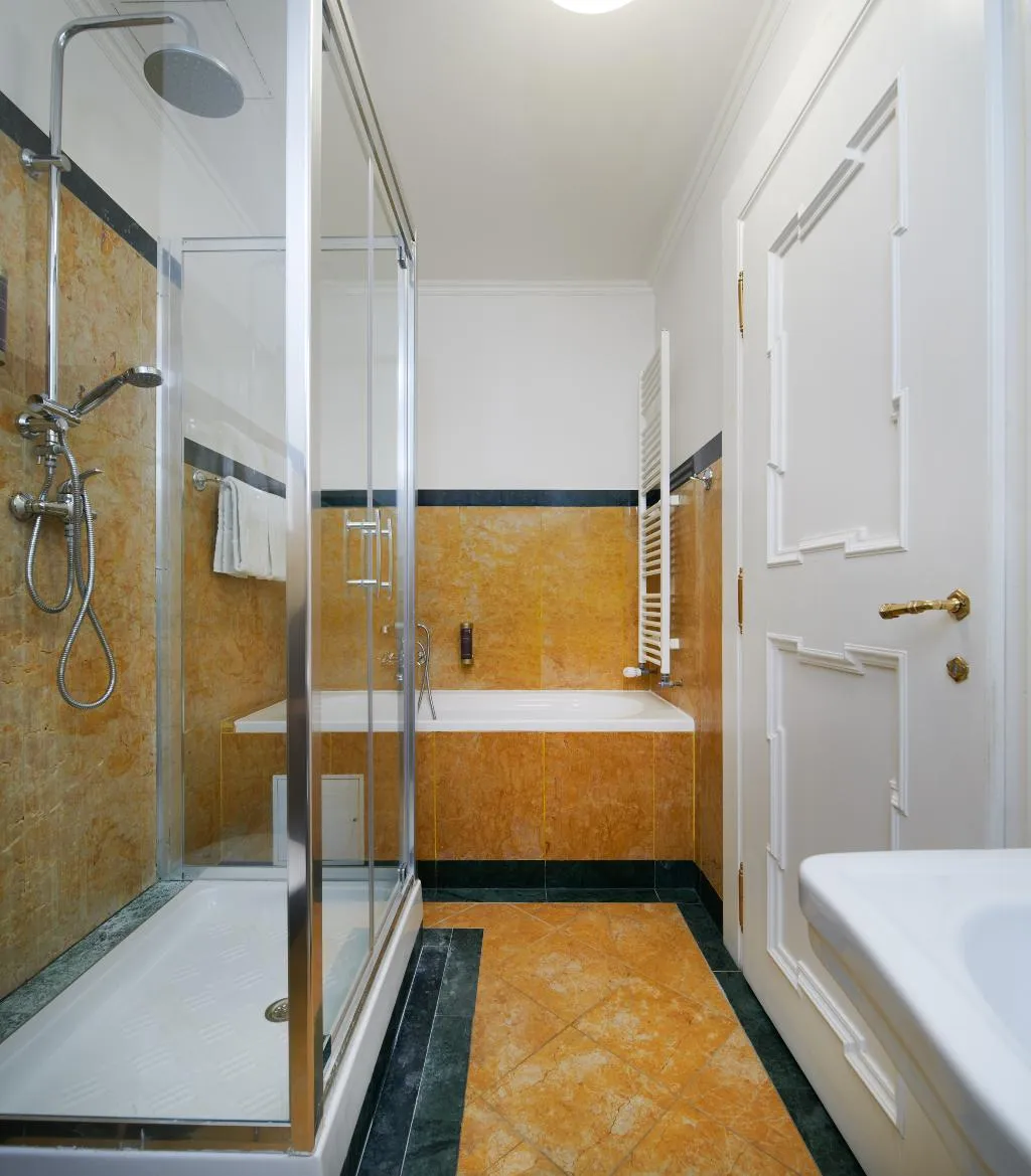DOUBLE RIVER VIEW Room, Charles Bridge Palace, Prague