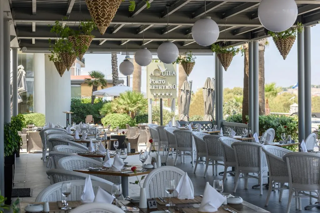 Restaurant, Aquila Porto Rethymno, Crete