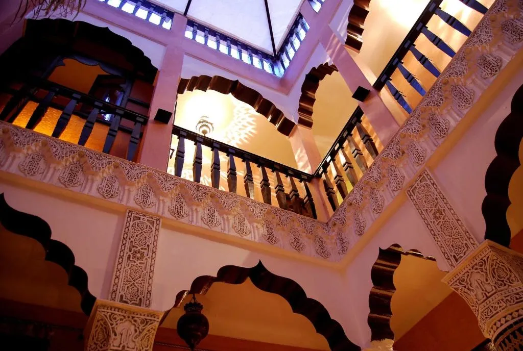 Lobby, Riad Mille Et Une Nuits, Marrakech