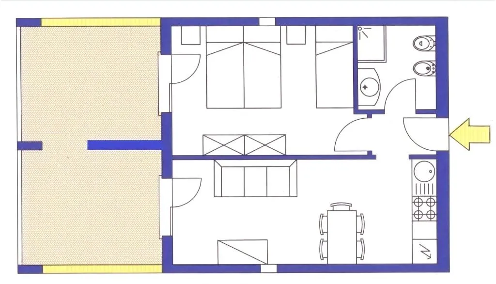 Room, Ashanti Aparthotel, Venice