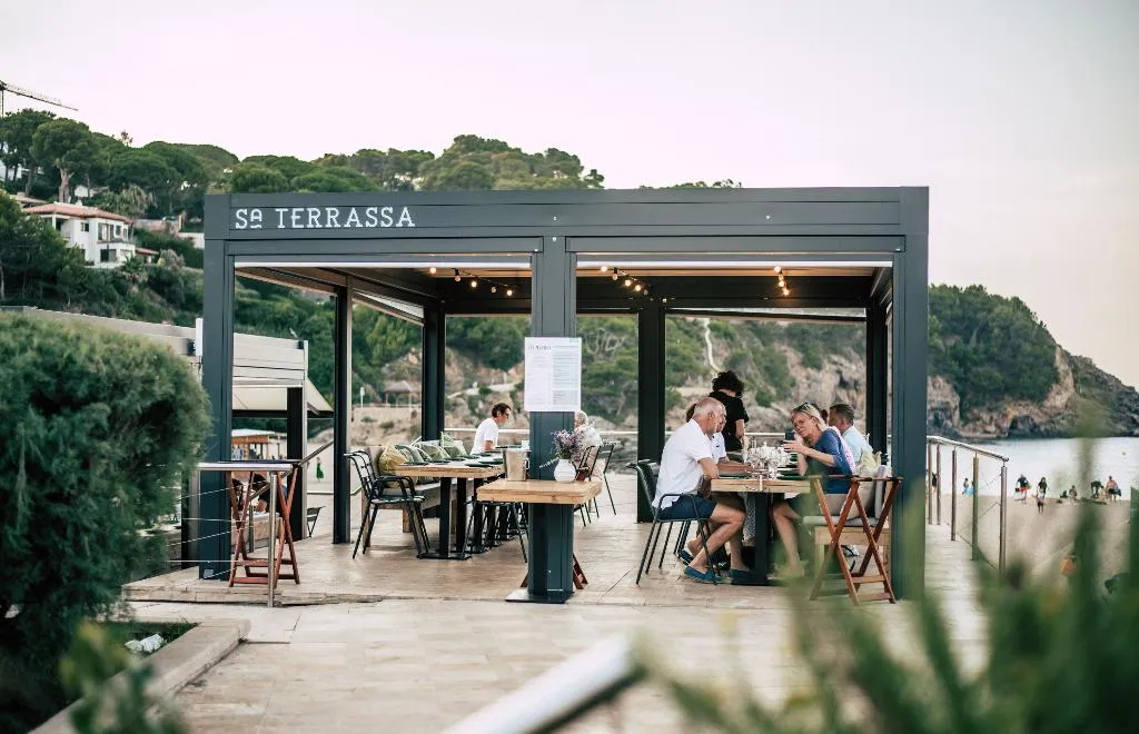 Terrace, Hostal Ses Negres, Costa Brava