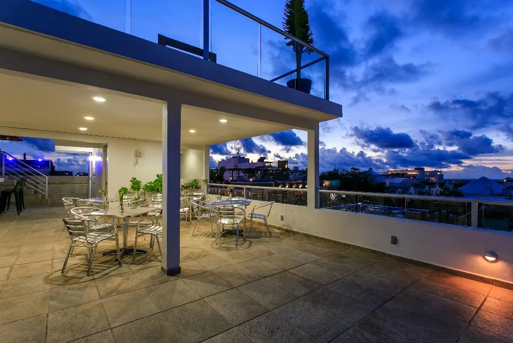 Terrace, Koox Downtown Family Boutique Hotel, Playa Del Carmen