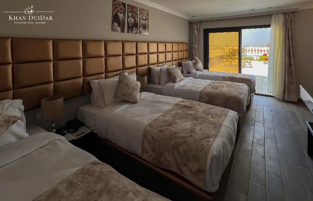 QUADRUPLE ONE BEDROOM ONE BATHROOM Room, Khan Duidar Inn - Pyramids View Rooftop, Cairo