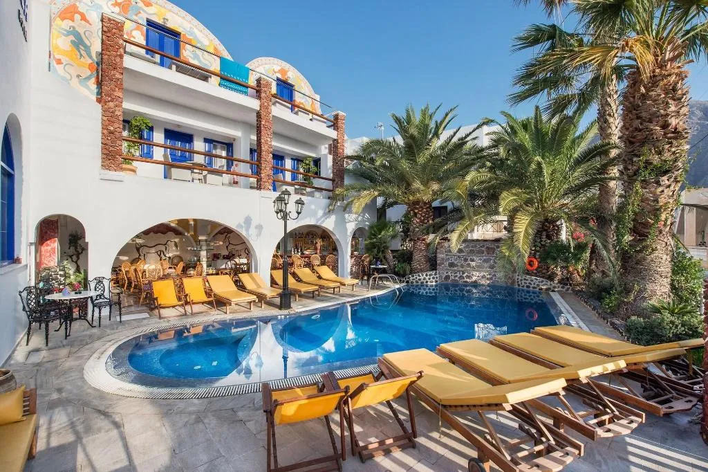 General view, Blacksandy Beach Hotel, Santorini