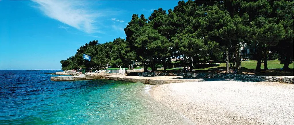 Beach, Hotel Parentium, Istria