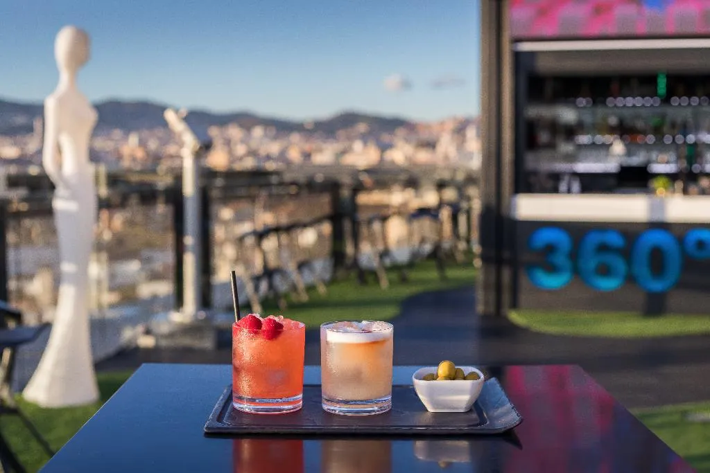 Terrace, Barcelo Raval, Barcelona