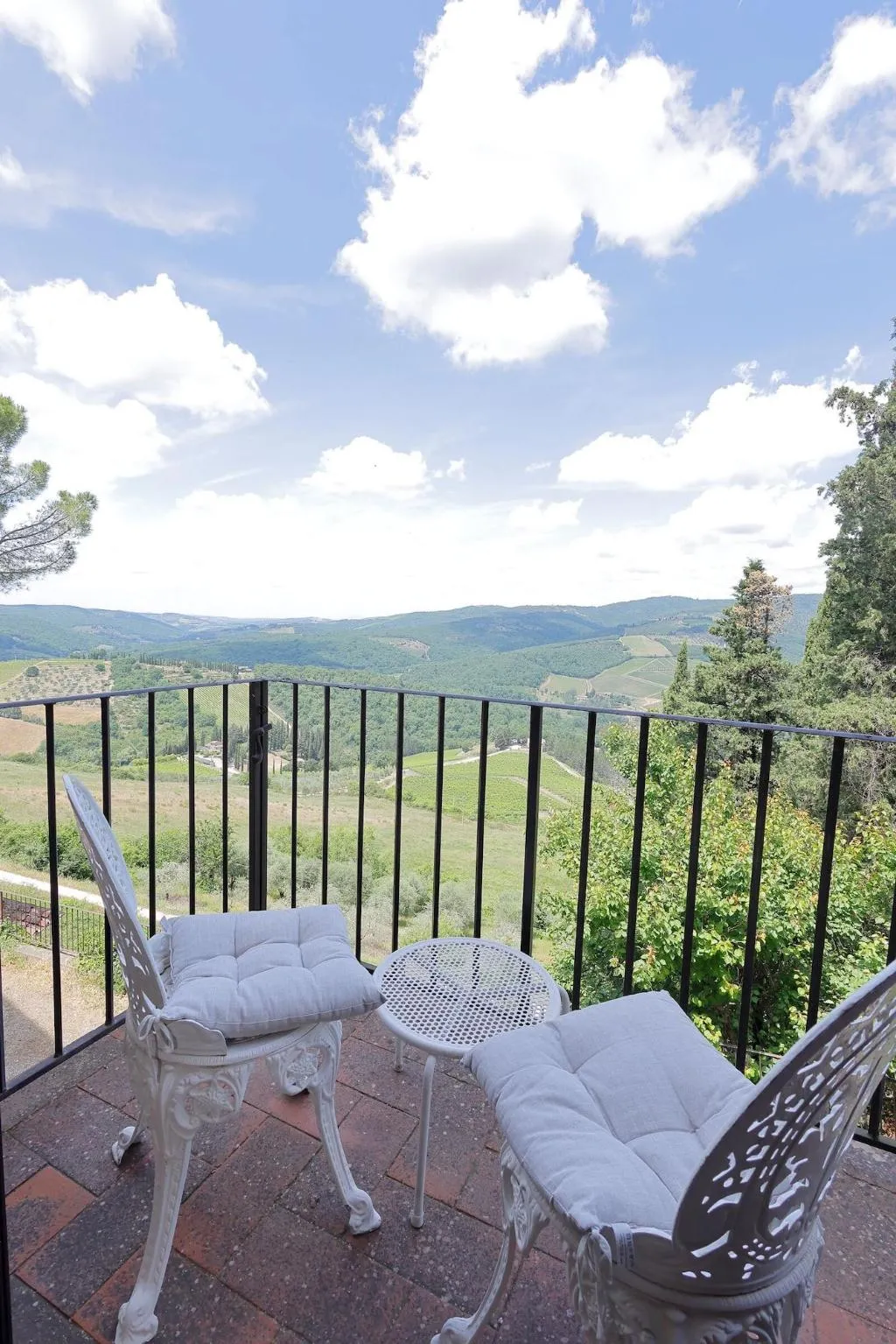 Terrace, Relais Vignale & Spa, Florence