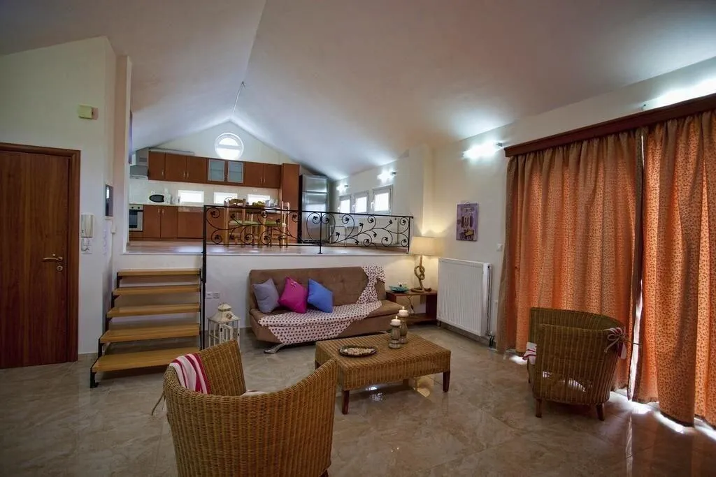 Lobby, Villa Frati Gorge, Crete
