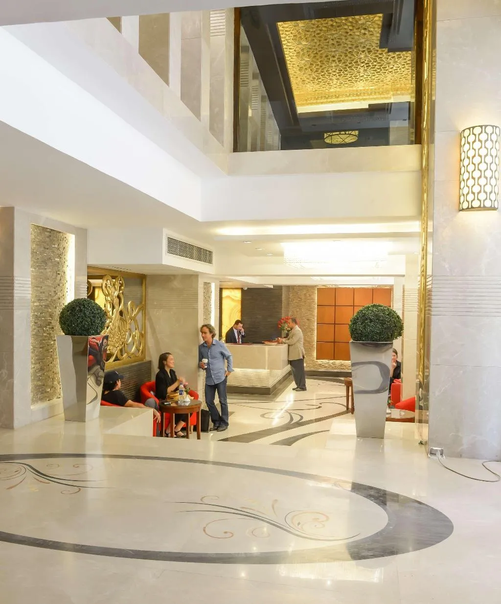 Lobby, Golden Tulip Flamenco Cairo, Cairo