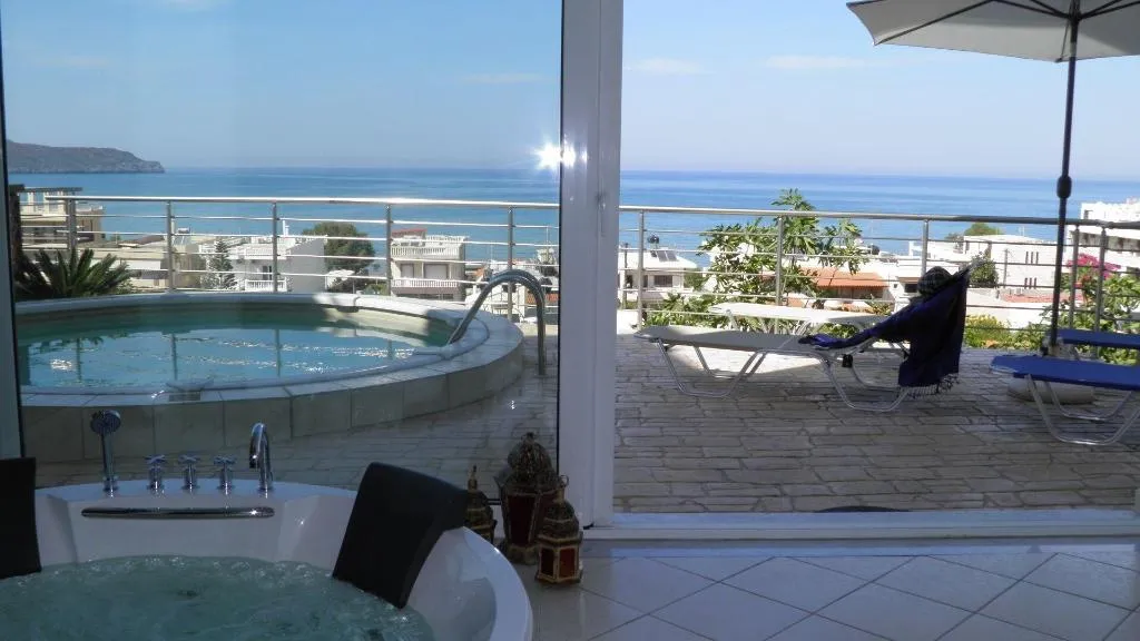 Terrace, Blue Villas, Crete