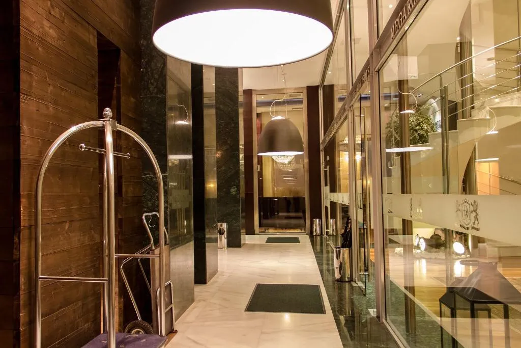 Lobby, GDM Megaron,Historical Monument Hotel, Crete