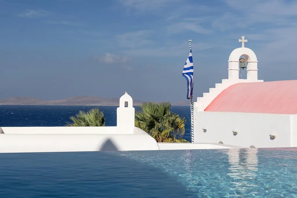 SUITE TWO BEDROOMS WITH PRIVATE POOL Room, Saint John Hotel Villas & Spa, Mykonos