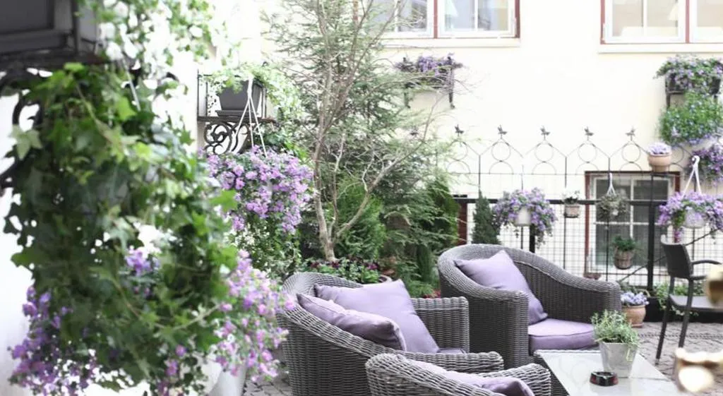 Terrace, Three Sisters Hotel, Tallinn