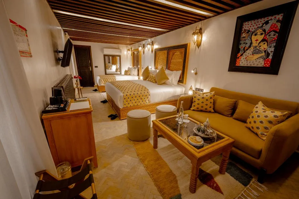 TRIPLE ONE BEDROOM ONE BATHROOM Room, Riad Joy Fès, Fez