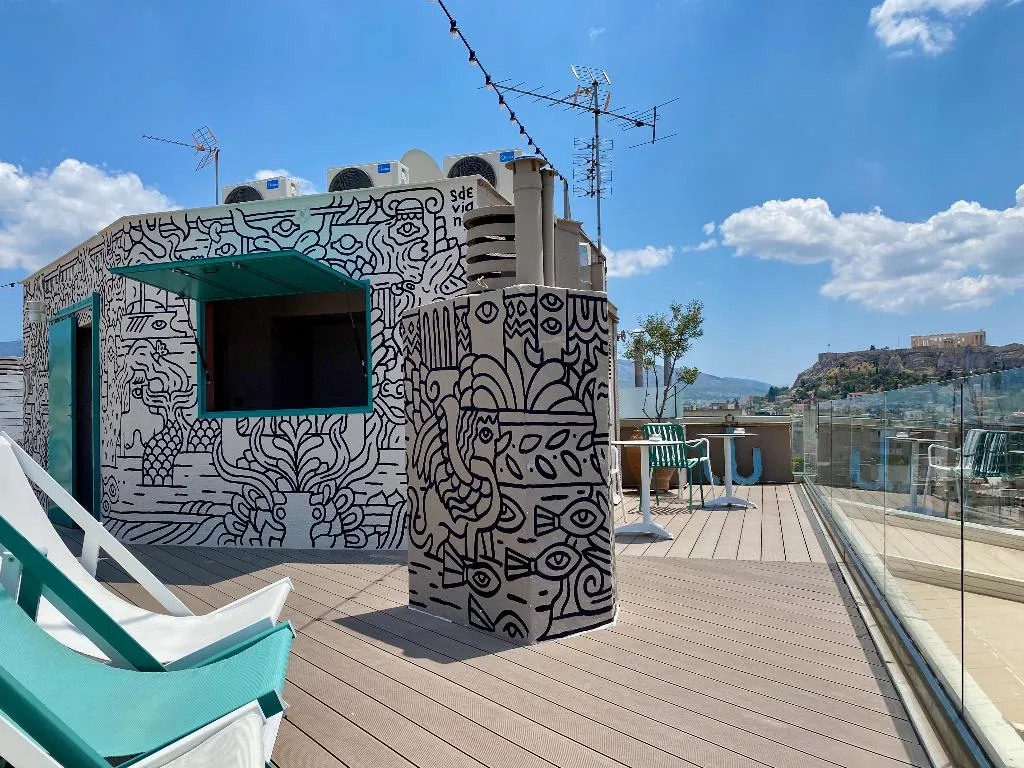 Terrace, Evripides, Athens