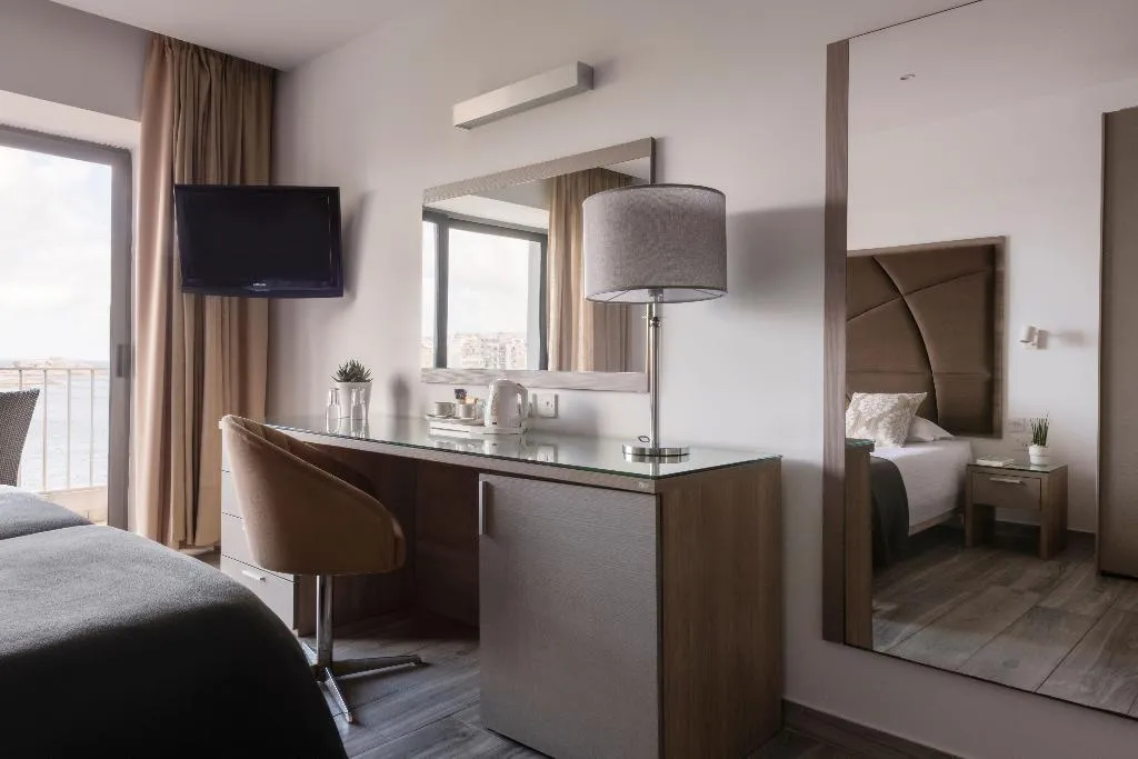 Double or Twin SUPERIOR SEA VIEW Room, Plaza Hotels, Malta