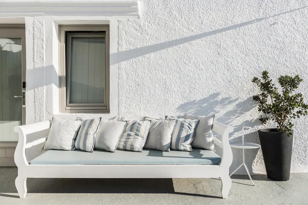 Terrace, On The Rocks Hotel, Santorini