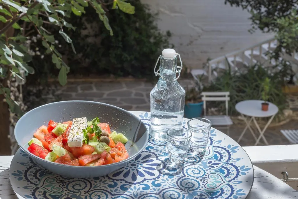 Terrace, Galini Mare, Crete