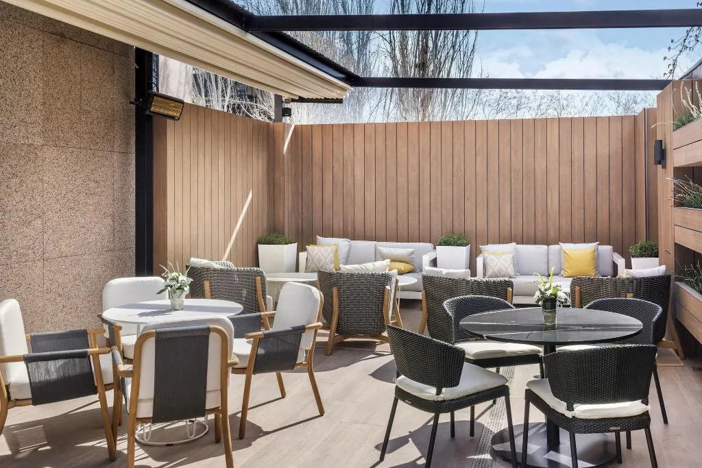 Terrace, Melia Avenida America, Madrid