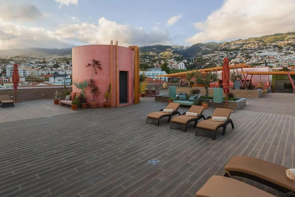 Terrace, Three House Hotel, Madeira