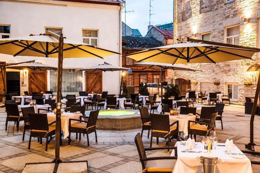 Terrace, Von Stackelberg Hotel Tallinn, Tallinn