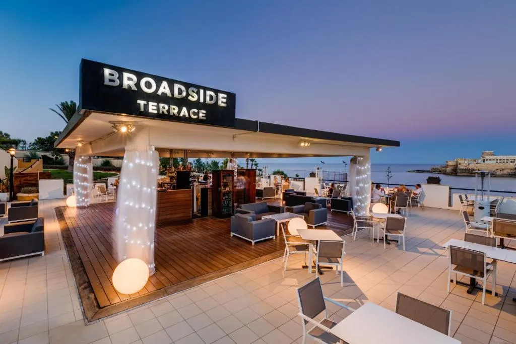 Terrace, Corinthia Hotel St Georges Bay, Malta