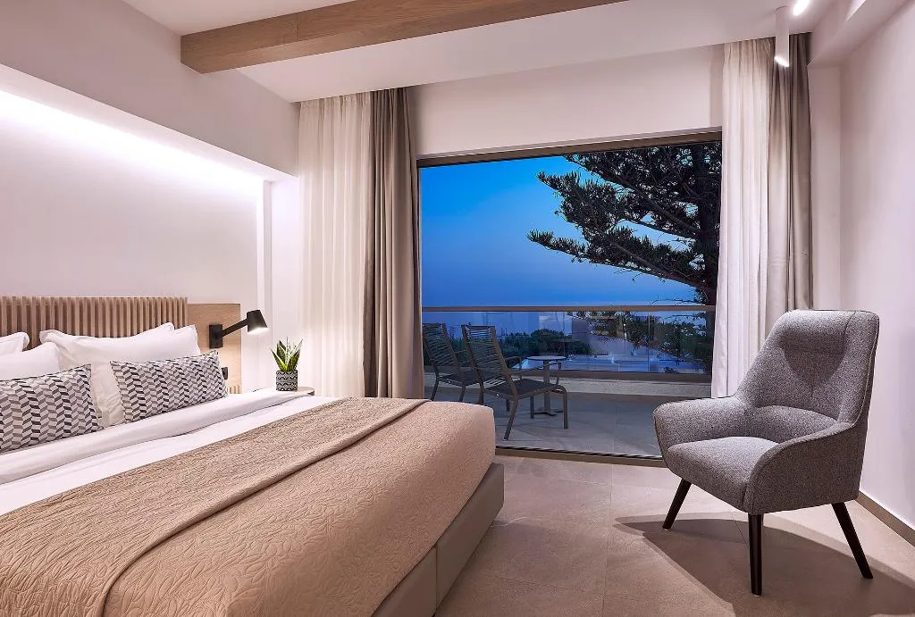 JUNIOR SUITE SEA VIEW Room, Coriva Beach Hotel & Bungalows by chc group, Crete