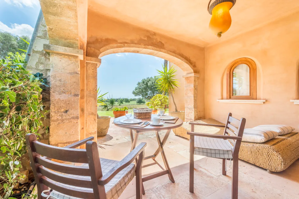 Terrace, Finca s'Antigor, Majorca