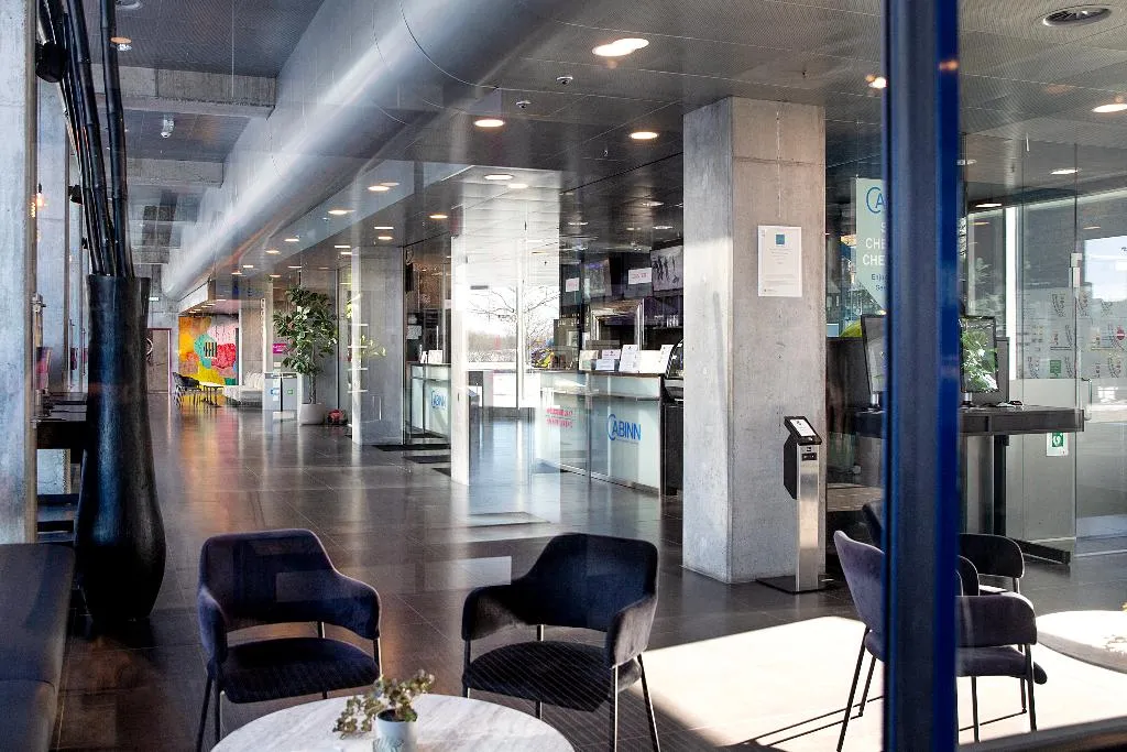 Lobby, Cabinn Metro, Copenhagen
