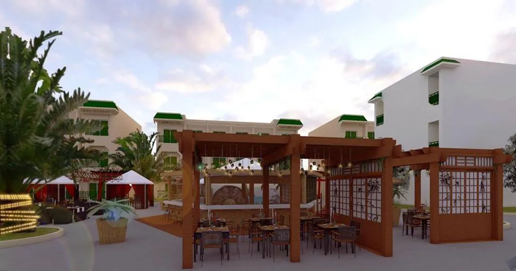 Terrace, Soviva resort, Tunisia