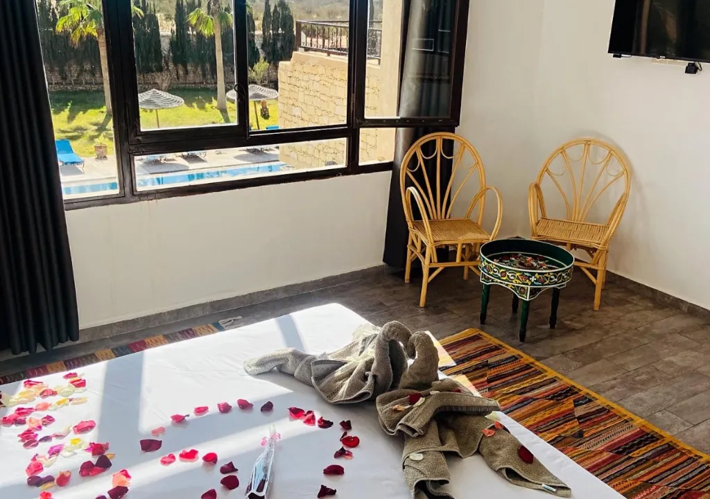 DOUBLE POOL VIEW Room, Dar Ayman hotel, Essaouira
