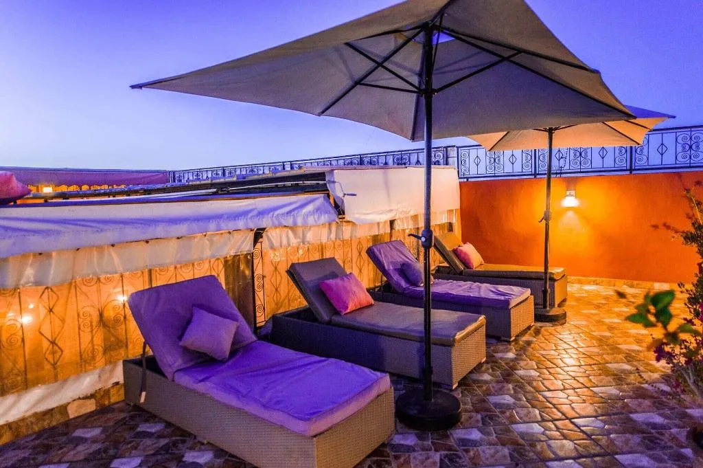 Terrace, Riad Atlas Mejbar, Marrakech